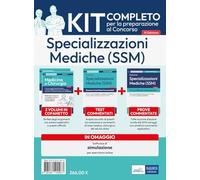 Kit Specializzazioni mediche (SSM): volumi di Teoria e Test commentati. Con simulatore