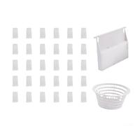 Kit completo per la pulizia dello skimmer della piscina con copertura 8926, cestello skimmer 8928 e 30 calzini filtranti per prestazioni di filtraggio migliorate