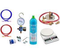Kit completo per la ricarica professionale del frigorifero con R600A PROFI LINE