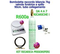 Kit completo per la riparazione di Frigorifero R600a 420 gr. completo fai da te
