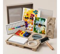 Kit completo per la stampa su gel, stencil facili da usare per lavori