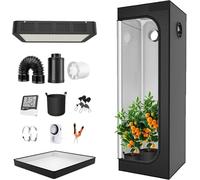 Kit Completo per La Stanza della Tenda da Coltivazione Idroponica Coltivazione Idroponica di Piante da Interno Accessori per L'installazione Idroponica in Camera Oscura con Fine, 70 * 70 * 160cm