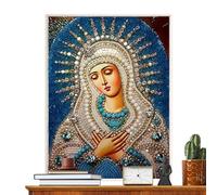 Kit Completo Per Pittura Su Gemme Con Trapano 5D - Ritratto Elegante E Gentile Di , Arte Con Gemme Fatte A Mano Fai-da-te, Decorazioni Da Parete Scintillanti 30x40 Cm, Artigianato A Mosaico Ad