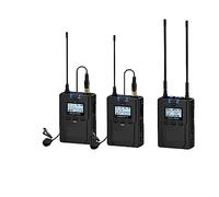 Kit completo per podcast, Microfono da bavero wireless UHF CVM-WM200 con archiviazione in tempo reale, microfono Lav wireless a doppio canale(WM200 PRO(C))