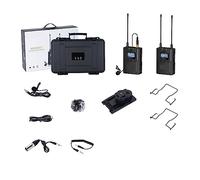 Kit completo per podcast, Microfono lavalier wireless CVM-WM200A Microfono da bavero wireless professionale a 96 canali UHF doppio(WM200(C))