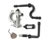 Kit completo pompa olio per motosega 034 036 MS360 con asta a vite senza fine e filtri