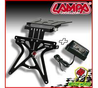 KIT COMPLETO PORTATARGA AERO-X + LUCE TARGA A LED MV AGUSTA HM MOTO GUZZI