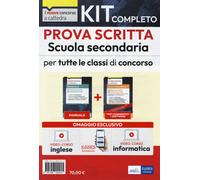 Kit completo prova scritta scuola secondaria. Teoria e test per la prova s...