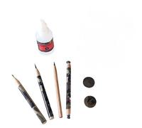 Kit Completo Pulizia Monete Matite Spazzola Scalpello Restauro Metal Detector