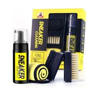 KIT COMPLETO PULIZIA SCARPE STIVALI SCHIUMA SPRAY IGIENIZZANTE + SPAZZOLE