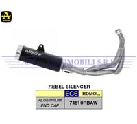 Kit completo Rebel fondello in alluminio lucido Kawasaki Z 650 RS 2021 2022 2023