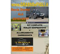 Kit COMPLETO Rialzo Molle 2cm + 4 Distanziali Ruota 2cm For Dacia Duster 4x4