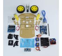 KIT COMPLETO robot 2 ruote - chassis piattaforma per arduino / pic - ART. CS03