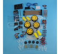 KIT COMPLETO robot 4 ruote - chassis piattaforma per arduino / pic - ART. CS05