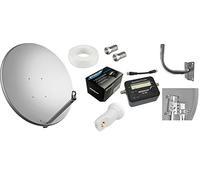 KIT COMPLETO SATELLITE:PARABOLA 60 CM+LNB+CAVO+STAFFA+SPINOTTI+FINDER