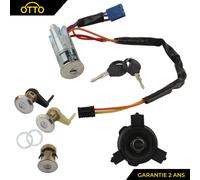 Kit Completo Serratura Cilindro neiman Antifurto + Tappo Previsto Peugeot 206