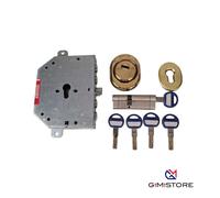 KIT COMPLETO SERRATURA EUROPEA PER PORTA BLINDATA MOD. CR -CILINDRO+DEFENDER...