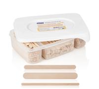 Kit completo spatole stendicera in legno - 300 pezzi in 3 misure differenti