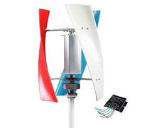 Kit Completo Verticale Eolico 12V/24V/48V/110V/220V, turbina eolica da 14000W con regolatore, 3 Pale, per terrazza, Nautica, Camper, Chalet, Barca, colore-48V
