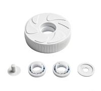 Kit componenti ruota folle per sistemi di aspirazione piscina 280 e 180 con cuscinetti guarnizione e bullone di fissaggio