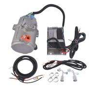 Kit Compressore AC Elettrico Del Condizionatore D'aria For Camper E Furgoni | Compressore AC in alluminio con stabile frizione a scanalatura singola