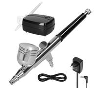 Kit Compressore Aerografo Multiuso 18PSI, 3 VelocitÃ , 9W, Dimensioni 137x102x73mm