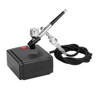 Kit compressore aerografo, pistola a spruzzo for vernice a pompa, flusso d'aria 13 l/min, pressione di lavoro regolabile, for pittura artistica su torte, modellismo