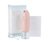 Kit compressore d'aria for aerografo Pistola for iniettore di ossigeno ad acqua con spruzzatore nano for nail art Tattoo Crafts Cake Makeup Applicazione multifunzionale(Pink)