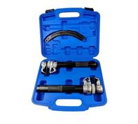 Kit Compressore per Molle Ammortizzatore con Asta Filettata E Ganasce Antiscivolo per Smontaggio Sospensioni E Montaggio di Nuovi Ammortizzatori,