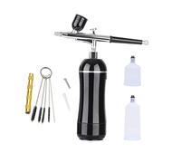 Kit compressore richiable wireless con doppia azione Airbrush Pistola a spruzzo for modello Art Model Body Paint Artist Makeup Nail Tattoos Soffiaggio comodo(BP160 PART 7)