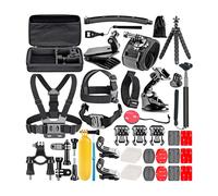 KIT CON 36 ACCESSORI PER GOPRO HERO GO PRO SJ4000 SJ5000 SJ6000 ACTION CAM SPORT