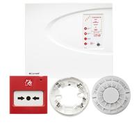 Kit con centrale convenzionale antincendio Comelit 4 zone 43KIT104
