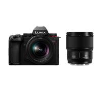 Kit con Corpo Macchina Mirrorless Full-Frame LUMIX S5M2 e Obiettivi LUMIX S 20-60 mm F/3.5-5.6 e LUMIX S 50mm F/1.8