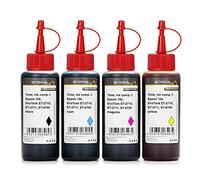 Kit con inchiostri di ricarica compatibile per Epson 104, EcoTank ET-2710, ET-2711, ET-4700, CMYK 4x 1000 ml