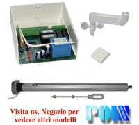 KIT CON MOTORE CENTRALE ANEMOMETRO E PULSANTIERA PER AUTOMAZIONE TENDE DA SOLE