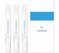 Kit con penna per la pulizia dei denti dei cani, per rimuovere tartaro per cani, sbiancamento e pulizia dei denti di gatto/cane, sostanza vegetale naturale, riparazione dei denti degli animali