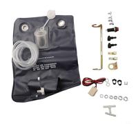 Kit con pompa per lavavetri da 12 V, con interruttore a pulsante e getti per auto d'epoca compatibile con Awp 23 nero