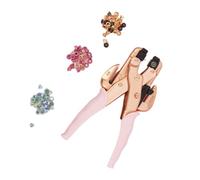 Kit con strumento Crop-A-Dile Color Rose Gold e 180 occhielli in colori assortiti