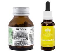 Kit CONCENTRAZIONE Ginkgo Biloba 125 Compresse+CONCENTRATION Equilibrio Emotivo