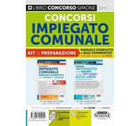 KIT - CONCORSI IMPIEGATO COMUNALE - MANUALE COMPLETO+QUIZ COMMENTA - AA.VV. -