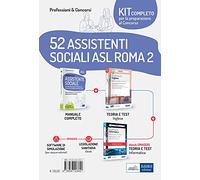 Kit concorso 52 assistenti sociali ASL Roma 2. Volumi di preparazione a tutte le prove. Con e-book. Con software di simulazione