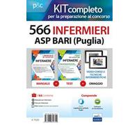 Kit concorso 566 Infermieri ASP Bari (Puglia). Manuali di teoria e test commentati per tutte le prove. Con e-book. Con software di simulazione