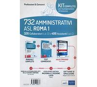 Kit concorso 732 amministrativi ASL Roma 1. Con e-book. Con espansione online