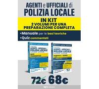 Kit Concorso agenti polizia locale municipale e provinciale. Manuale e quiz 2024
