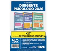 Kit concorso dirigente psicologo 2026: Manuale di teoria + Le indicazioni per la diagnosi + La psicologia nelle SSN. Con espansione online