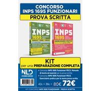 Kit concorso INPS 1695 Funzionari PECS. Manuale di teoria + Eserciziario pratico per la prova scritta