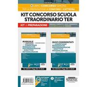 Kit concorso scuola straordinario Ter. Manuale completo+Quiz commentati. Con espansione online. Con software di simulazione
