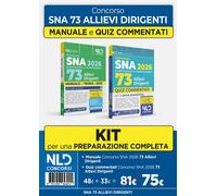 Kit concorso SNA 2026 per 73 allievi dirigenti. Manuale di teoria