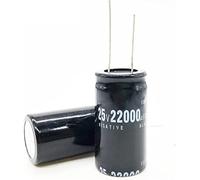 Kit condensatore 1 pz/lotto 25V 22000UF Condensatore elettrolitico in alluminio Dimensioni 25V22000UF 20% condensatori Componenti Componente