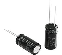 Kit condensatore 10 Pz/lotto 1000uF 25V 10x20mm Condensatori Condensatore elettrolitico In Alluminio Foro Passante Componente